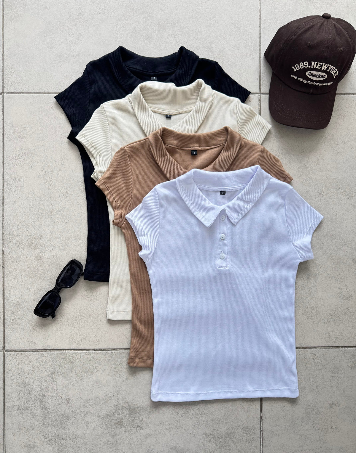 REMERA CHOMBA BOTONES