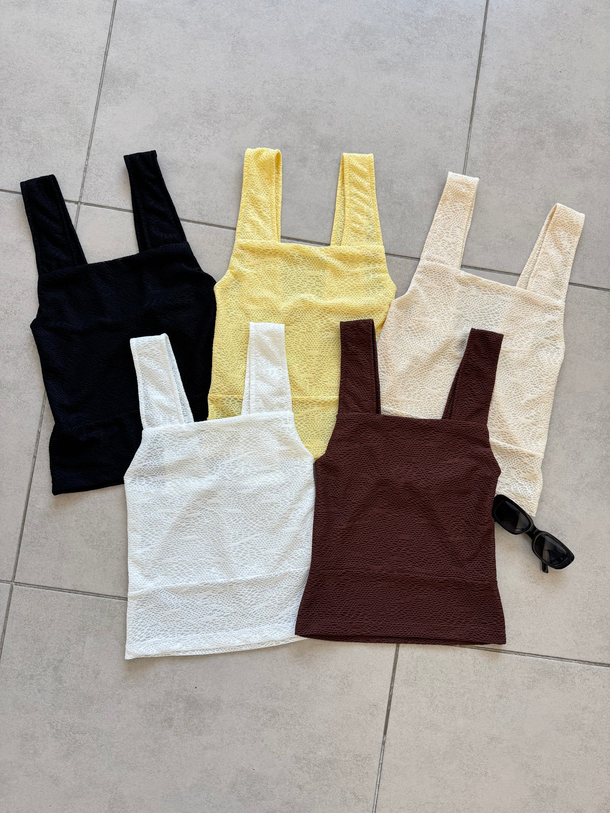 MUSCULOSA MESH CUELLO CUADRADO