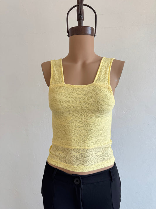 MUSCULOSA MESH CUELLO CUADRADO