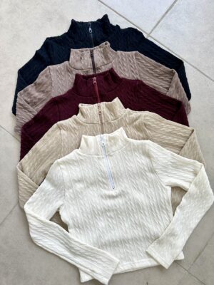 sweater medio cierre