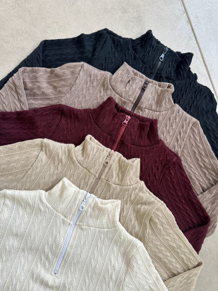 sweater medio cierre