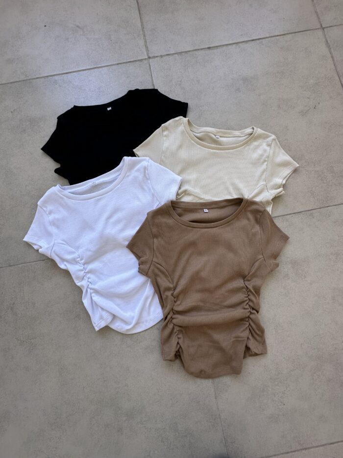 remera con frunce