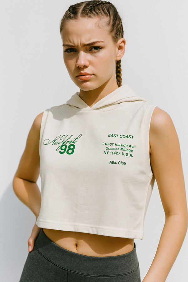 Musculosa con capucha 98